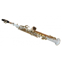 Saksofon sopranowy KARL GLASER  biały