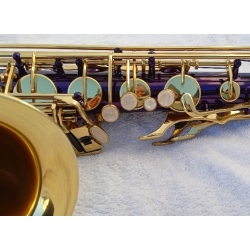 Saksofon tenorowy KARL GLASER fioletowy